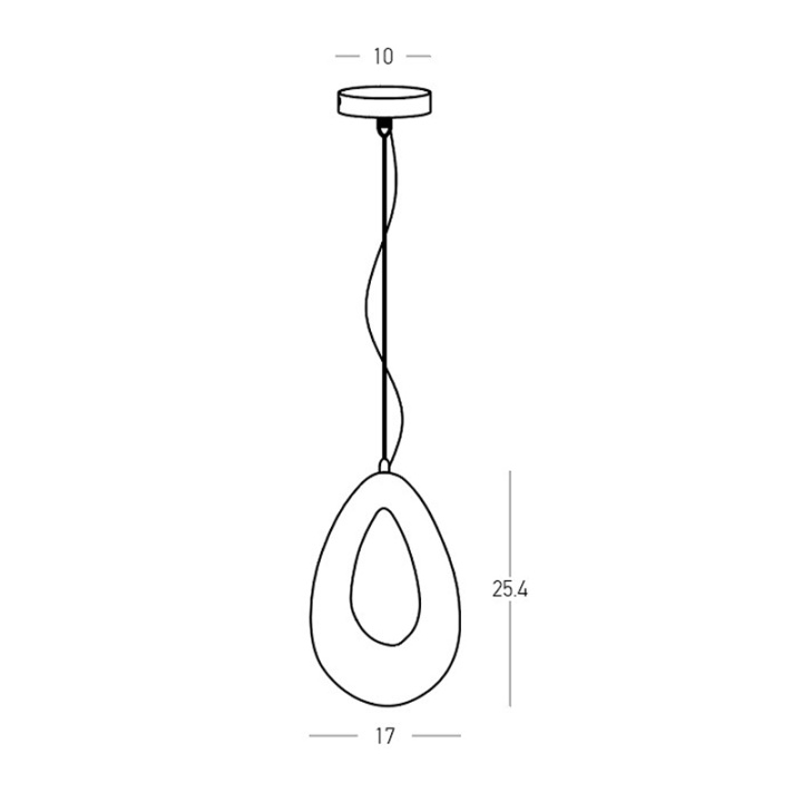 Corp de iluminat Giva 2664 1XG9 5W – bej rozaliu metal - Img 6