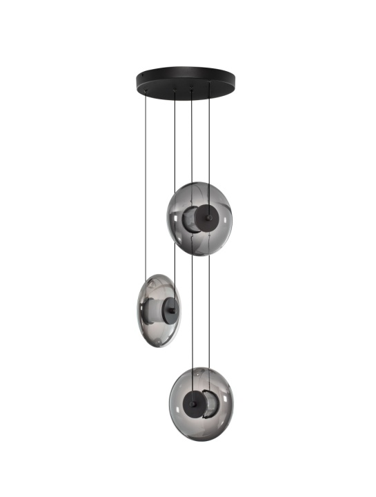 Corp de iluminat suspendat Ballet Negru / Gri Ø35 x H 169 cm - Img 2
