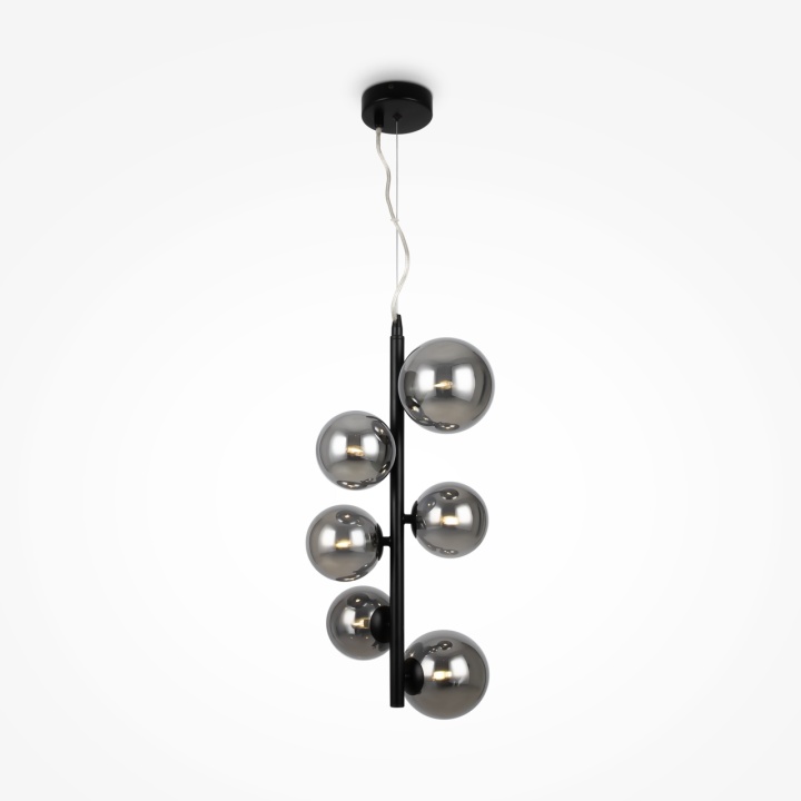 Corp de iluminat suspendat Dallas Ø 29 cm G9 - Negru - Img 2