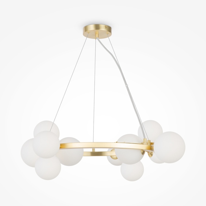 Corp de iluminat suspendat Dallas Ø 67 cm G9 - Auriu - Img 2