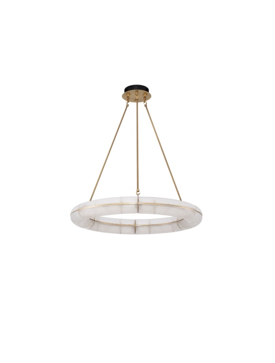 Corp de iluminat suspendat Gloree Alama antichizata Ø75 x H 82/147 cm - Img 2
