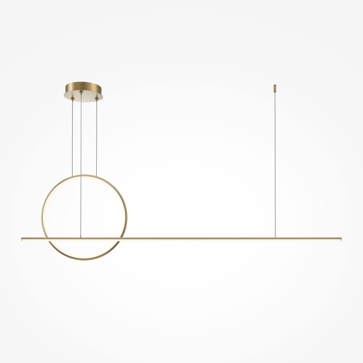 Corp de iluminat suspendat Halo L 143 x l 11.7 cm - Auriu - Img 2