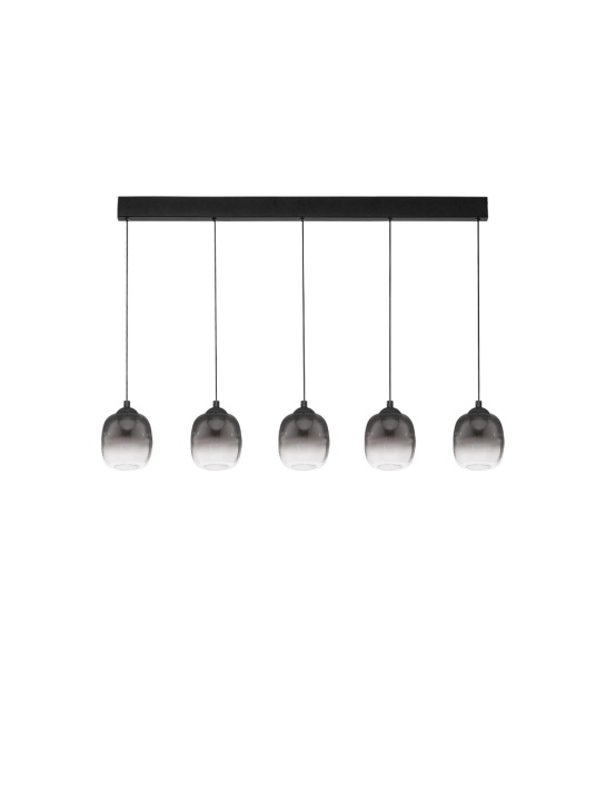 Corp de iluminat suspendat Kita Gradient Smokey / Negru 102 x 12 x 120 cm - Img 2