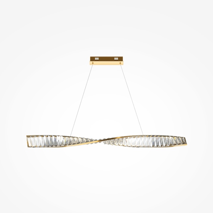 Corp de iluminat suspendat Krone L 100 x l 8 cm 3000K - Auriu - Img 6