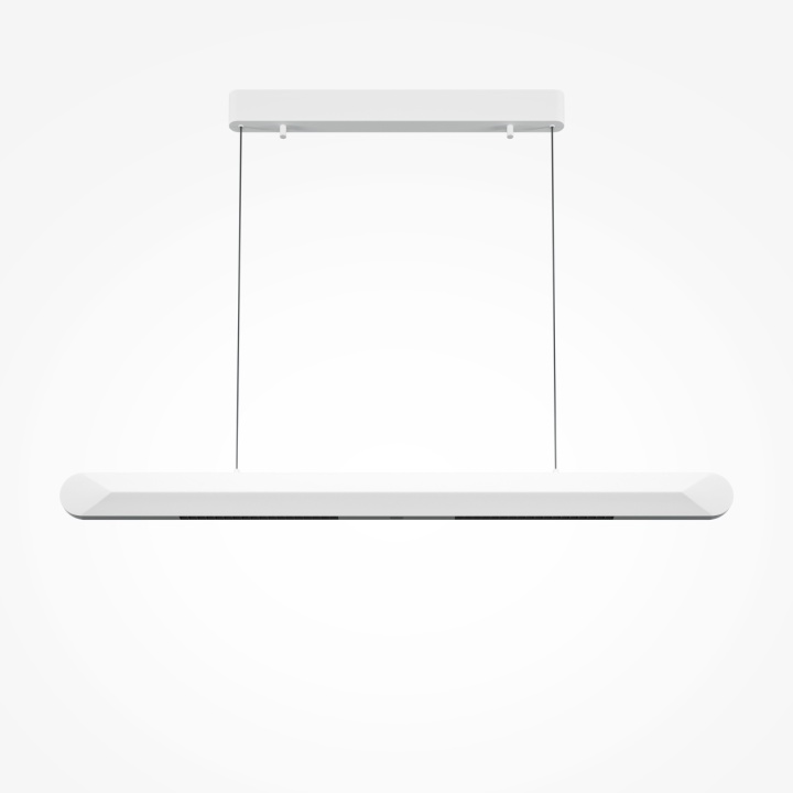 Corp de iluminat suspendat Motion L 120 x l 4 cm 3000K - Alb - Img 2