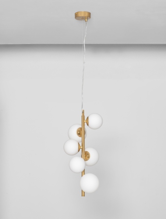 Corp de iluminat suspendat Odillia Opal / Gold Matt 28 x 23 x 120 cm - Img 3