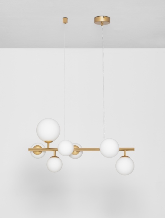 Corp de iluminat suspendat Odillia Opal / Gold Matt 65 x 29 x 120 cm - Img 3