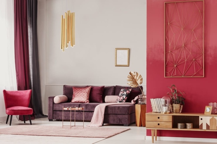 Corp de iluminat suspendat Organic auriu - Img 2