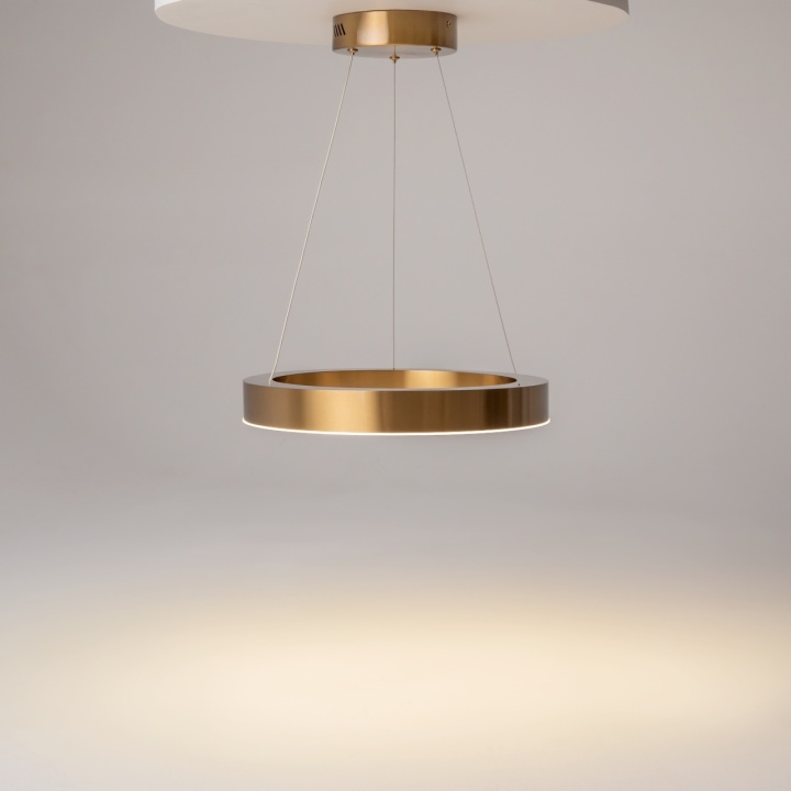 Corp de iluminat suspendat Saturno Ø 40 cm 3500K - Auriu - Img 4