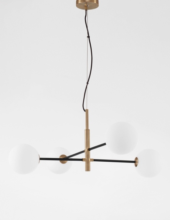 Corp de iluminat suspendat Vitra Opal / Negru / Auriu 103 x 85 x 130 cm - Img 3