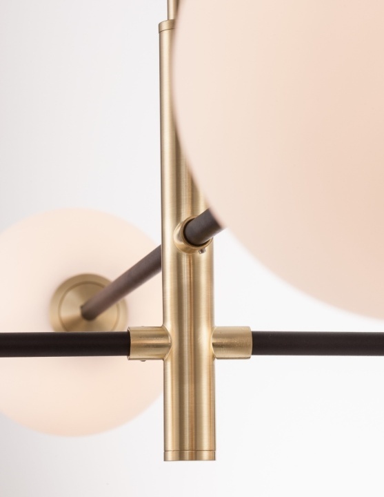 Corp de iluminat suspendat Vitra Opal / Negru / Auriu 103 x 85 x 130 cm - Img 5