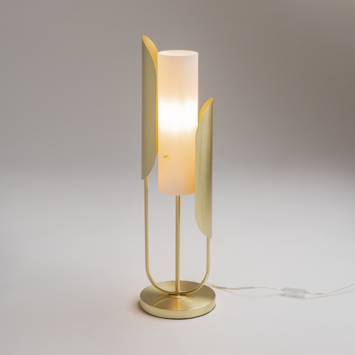 Lampă de masă Cipresso Ø 20 cm E14 - Auriu - Img 2