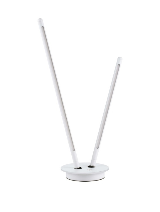 Lampa de masa Intec Alb Ø15 x H 50 cm - Img 2