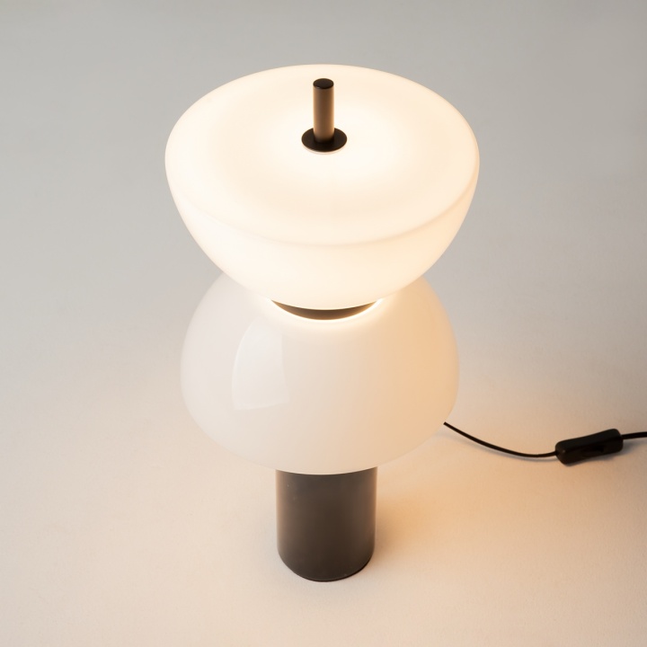 Lampă de masă Kyoto Ø 22 cm 3000K - Negru - Img 4