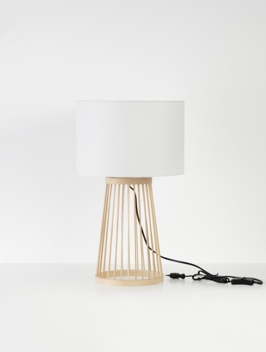 Lampa de masa Lois Natural Ø30 x H 50 cm - Img 3