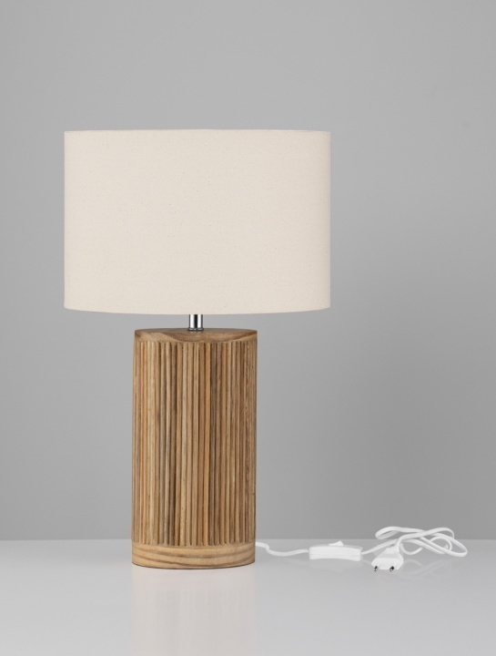 Lampa de masa Nau Fabric Shade Ø30 x H 48 cm - Img 3