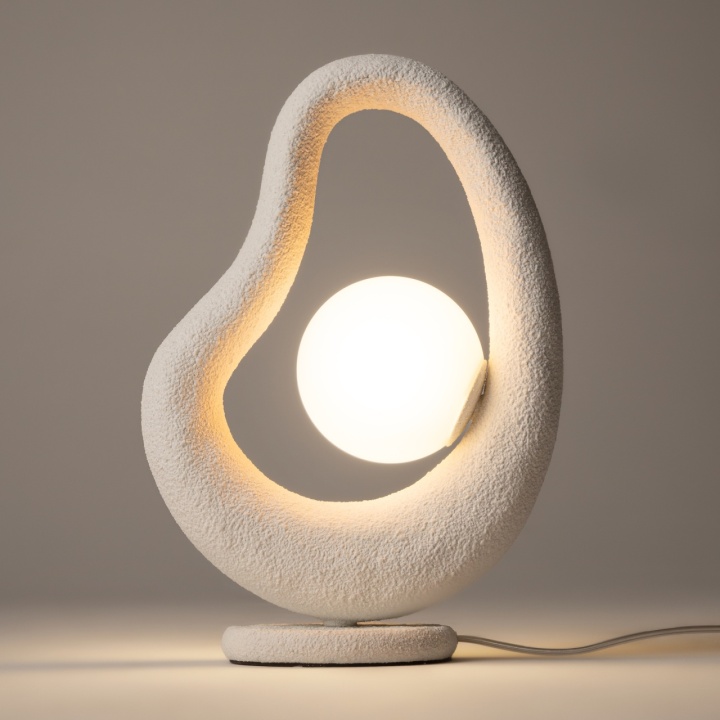 Lampă de masă Opus L 15 x l 26.5 cm G9 - Alb - Img 2