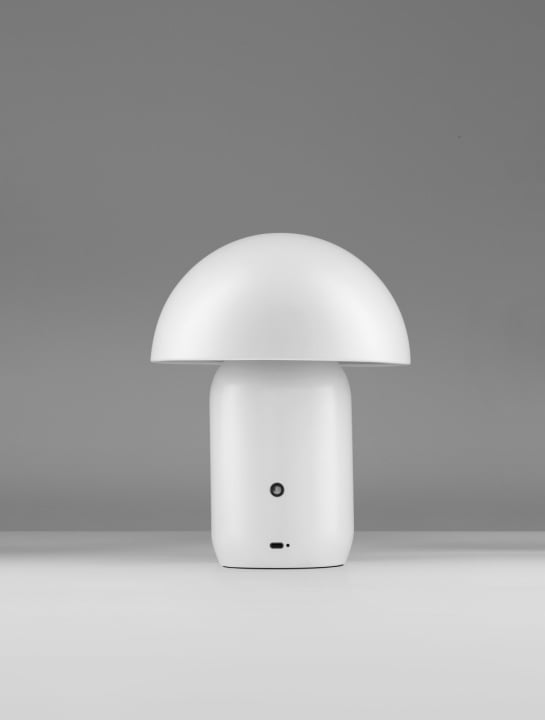 Lampa de masa Pois Alb Ø20 x H 25,5 cm - Img 3