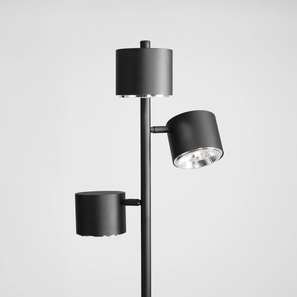 Lampadar Bot Negru 3xGU10 - Img 4
