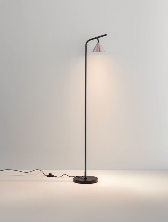 Lampadar Conico Oxide Coffee / Negru 31 x 23 x 135 cm - Img 4