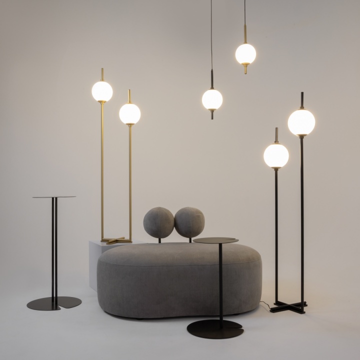 Lampadar The Sixth Sense H 150 cm 3000K - Negru - Img 3