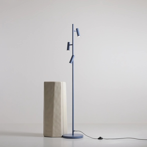 Lampadar Trevo 3xGU10 MINI - Albastru prăfuit - Img 3