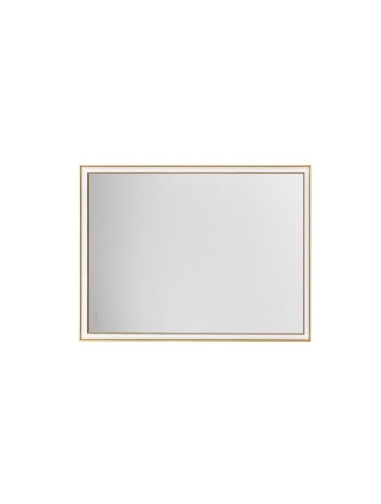 Oglinda cu iluminare Ambor Auriu 60 x 5,5 x 80 cm - Img 2
