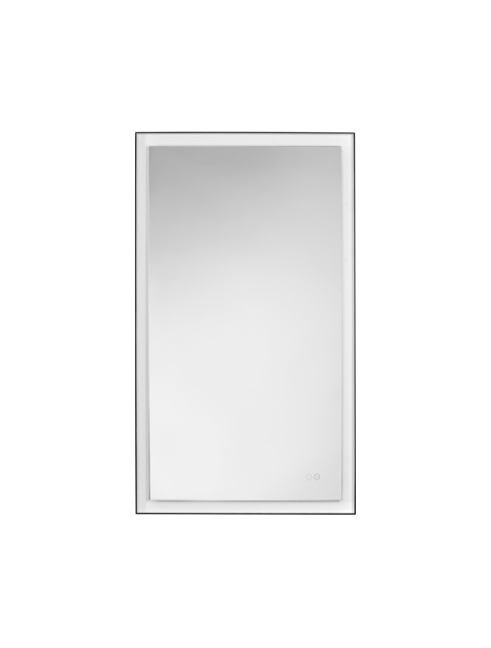 Oglinda cu iluminare Ural Negru / Alb 120 x 3,5 x 70 cm - Img 3