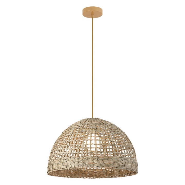 Pendul Amalfi 1xE27 - Maro, Beige, Natural - Img 2