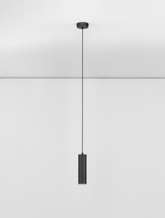 Pendul baie Μαο Negru / Frosted Ø5,5 x H 200 cm - Img 3