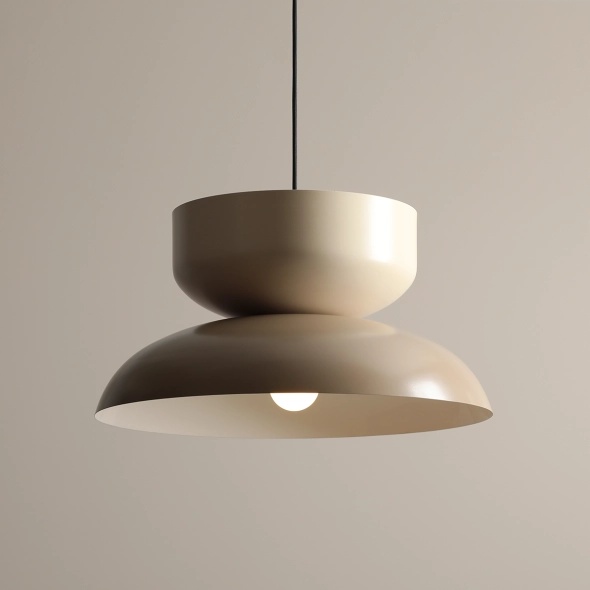 Pendul Elo 47 cm 1xE27 - Crem - Img 3