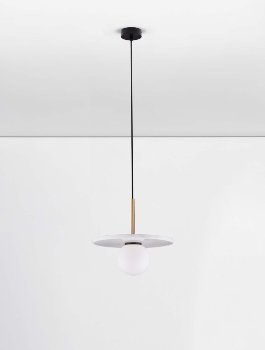 Pendul Idor Opal / Alb / Negru Ø30 x H 185 cm - Img 3