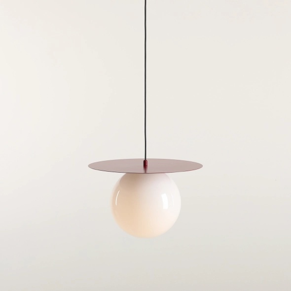 Pendul Loop Rosu vin L 40 cm 1xE27 - Img 3