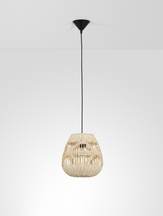Pendul Marlo Natural / Negru Ø27 x H 180 cm - Img 3