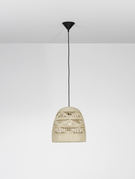 Pendul Marlo Natural / Negru Ø30 x H 185 cm - Img 3