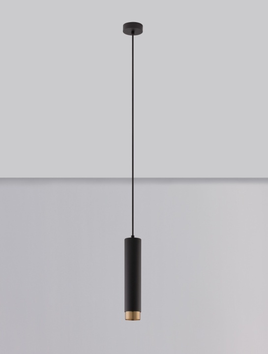 Pendul Pongo Negru / Auriu Ø5,9 x H 180 cm - Img 4