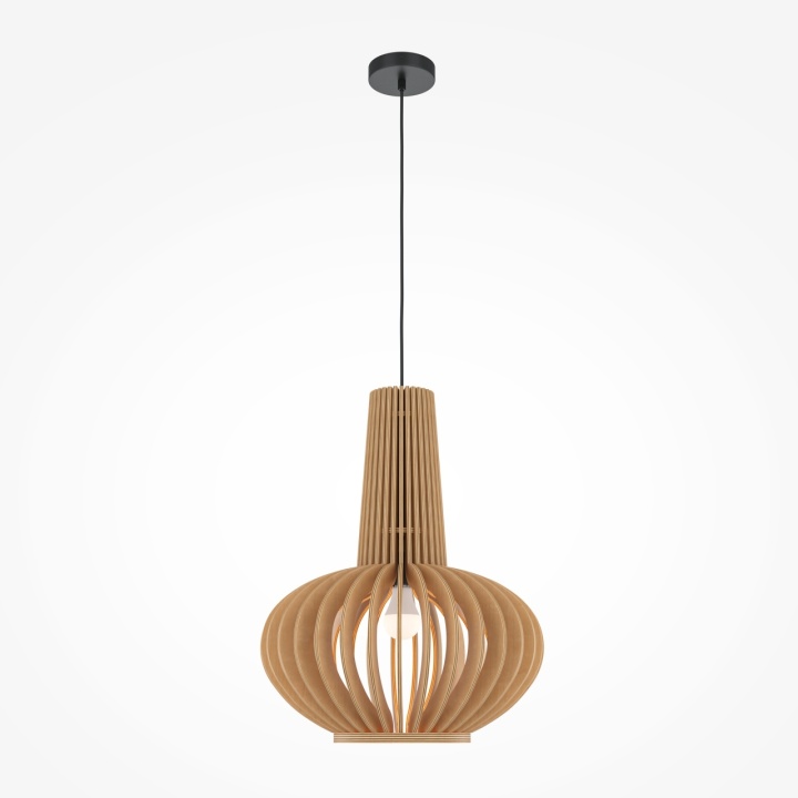 Pendul Roots Ø 35 cm E27 - Negru - Img 3