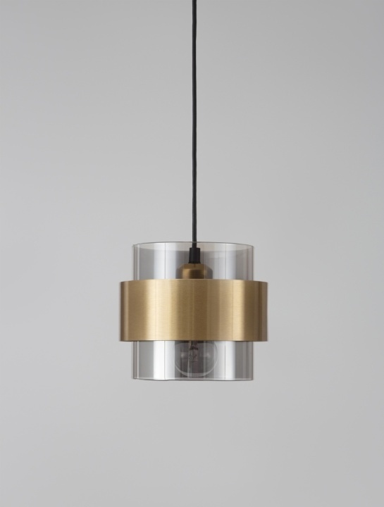 Pendul Sianna Smokey / Auriu Ø18 x H 220 cm - Img 3