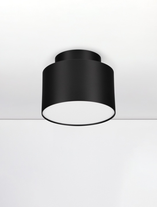 Plafoniera Οζεν Negru Ø11 x H 8,8 cm - Img 3
