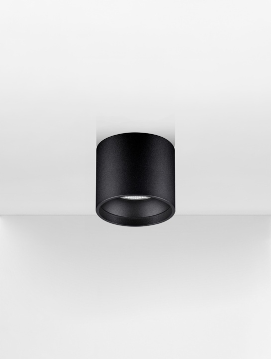 Plafoniera Anello Negru Ø11 x H 9,5 cm - Img 3