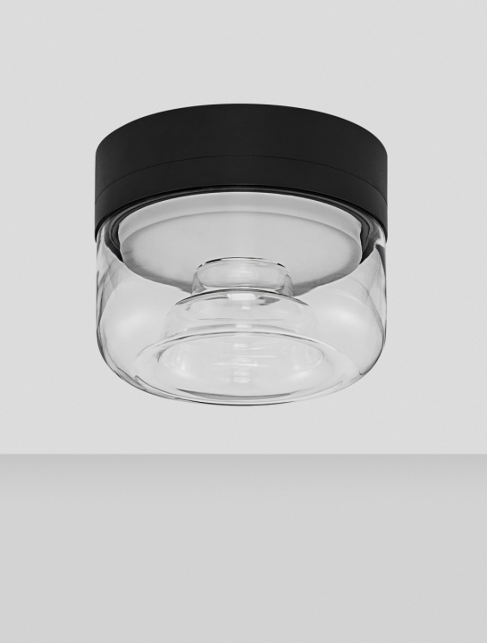 Plafoniera Doris Negru / Transparent Ø15 x H 11,6 cm - Img 3