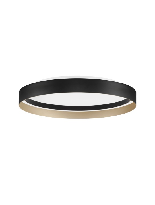 Plafoniera Lumia Auriu sampanie / Negru Ø60 x H 10 cm - Img 2