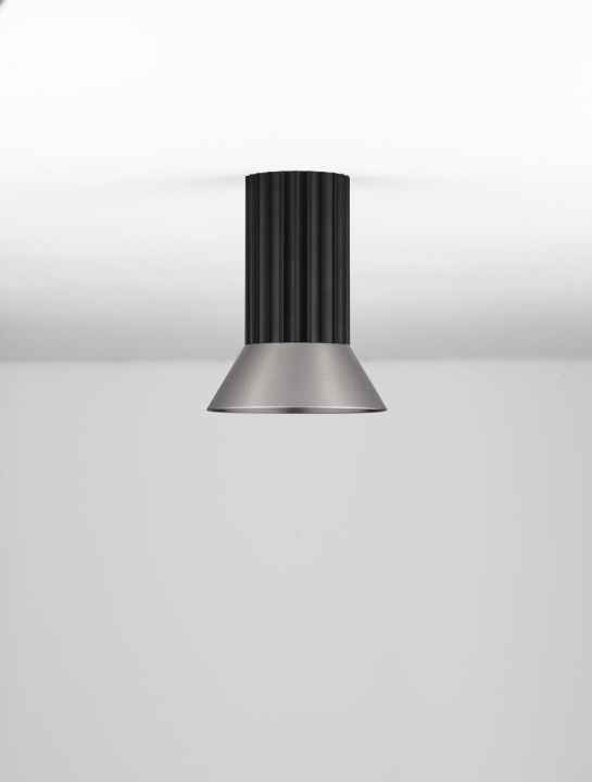 Plafoniera Luvia Bronz / Negru Ø9,8 x H 12,5 cm - Img 3