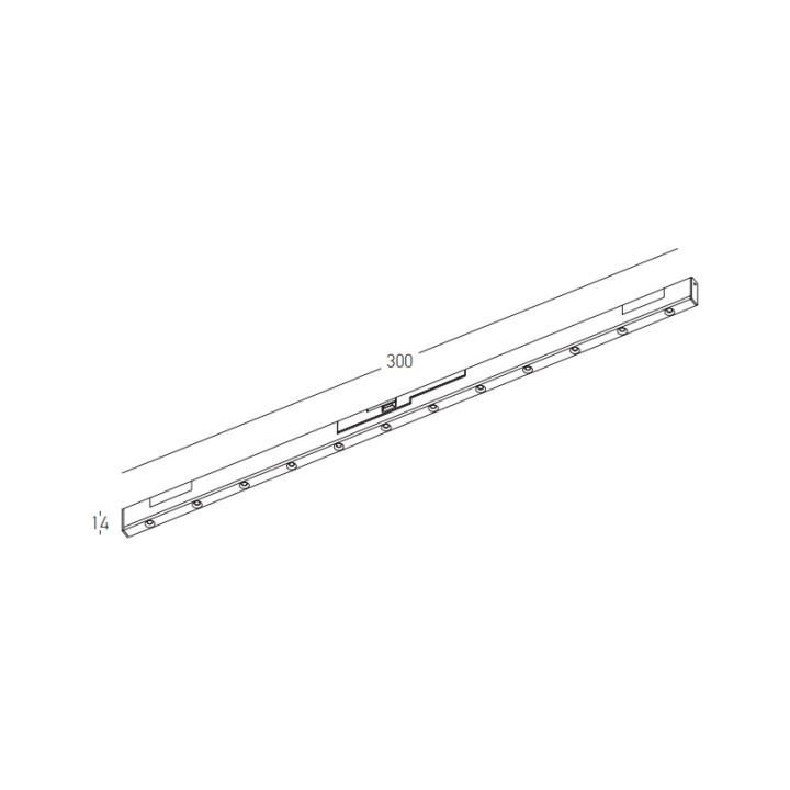 Proiector GRILLE LED pentru sina magnetica 5mm Minima - 7W, 3000K, Alb - Img 3