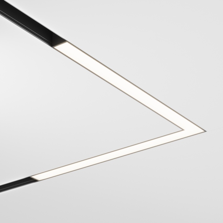 Proiector pentru sina Sina magnetica Exility - 30.2 cm, DIMABIL Negru - Img 2