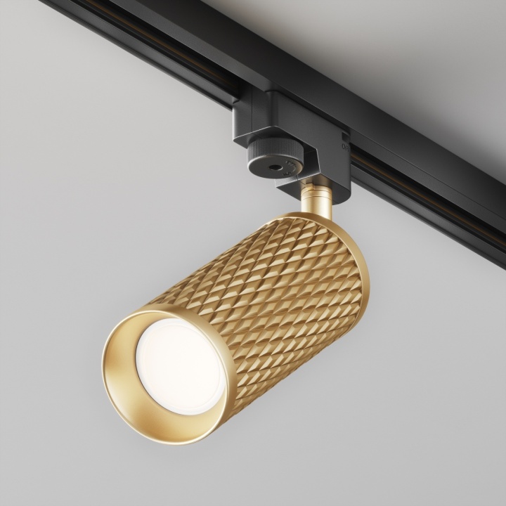 Proiector pentru sina Sine cu proiectoare Unity - 13 cm, Gold, GU10 - Img 3