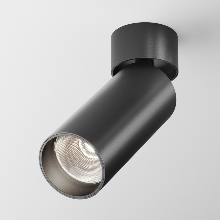Spot aplicat Focus - H 16 cm, 4000K, Negru - Img 2