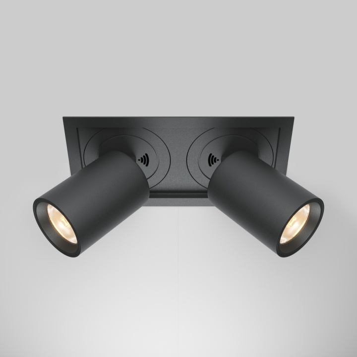 Spot incastrat Hidden - 16.8 cm, 3000K, Negru - Img 2