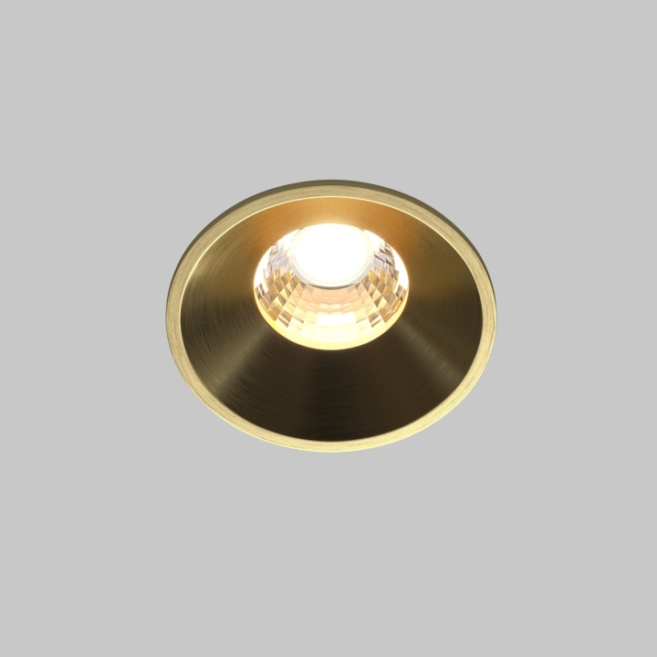 Spot incastrat Round - Ø 6 cm, 3000K, Auriu - Img 2