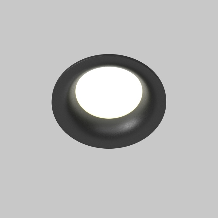 Spot incastrat Slim - Ø 8.5 cm, Negru, GU10 - Img 2